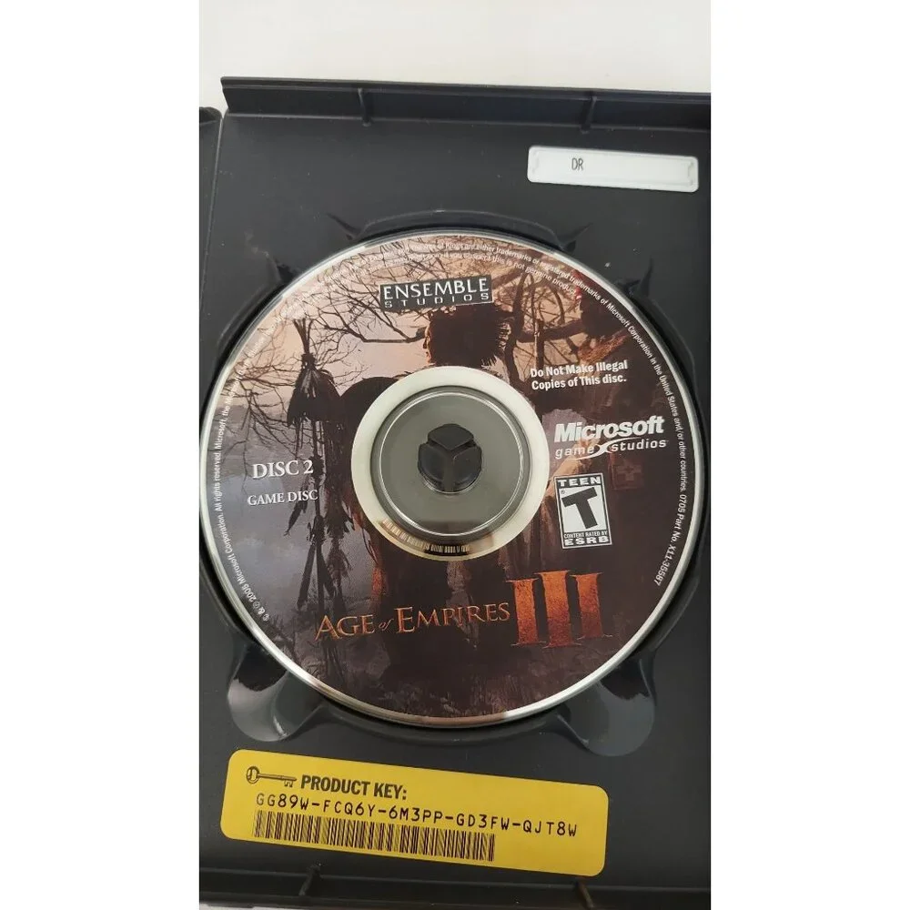 Age Of Empires III &The War Chiefs PC 2007 Microsoft Strategy 2 Game Bundle